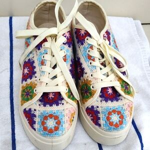 COPY - Colorful Crochet Women's Memory Foam Sneakers